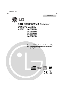 Handleiding LG LAC5700RW Autoradio