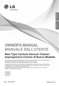 Manuale LG VC3016NRTT Aspirapolvere