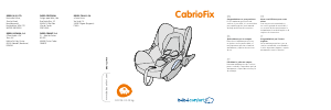 Manual de uso Bébé Confort CabrioFix Asiento para bebé