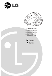 Manuale LG V-CR583STQ Aspirapolvere