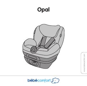 Manual de uso Bébé Confort Opal Asiento para bebé