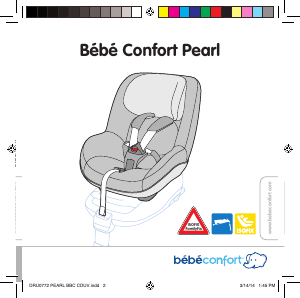 Manual de uso Bébé Confort Pearl Asiento para bebé