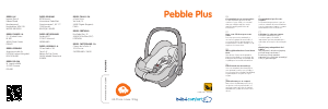 Bedienungsanleitung Bébé Confort Pebble Plus Autokindersitz