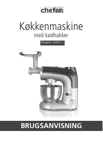 Litteratur cigaret Væk Brugsanvisning Chefon 42001 Køkkenmaskine