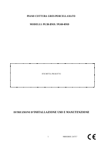 Manuale Smalvic PG38-2IND Piano cottura