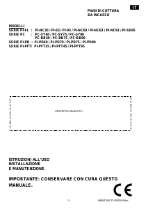 Manuale Smalvic PI-PFT45 Piano cottura