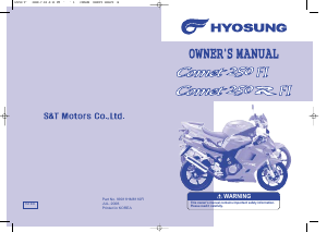 Manual Hyosung GT250RFI Motorcycle