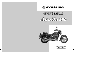 Manual Hyosung GV250 Aquila Motorcycle