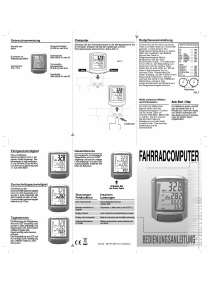 Handleiding Security Plus DK124 Fietscomputer