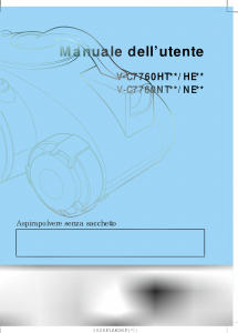 Manuale LG V-C7760HEQ Aspirapolvere