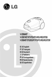 Manuale LG V-CB584STQR Aspirapolvere