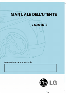 Manuale LG V-CD201NTQ Aspirapolvere