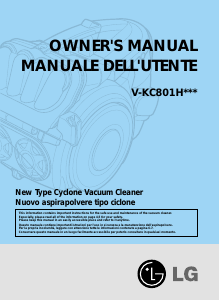 Manuale LG V-KC801HTQ Aspirapolvere