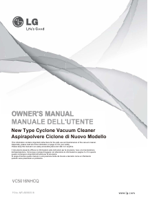 Manuale LG VC5016NHCQ Aspirapolvere