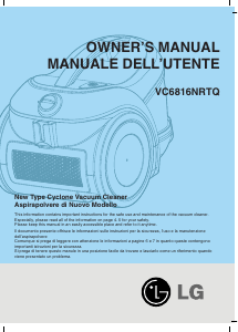 Manuale LG VC6816NRTQ Aspirapolvere