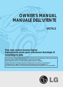 Manual LG VK7913NHAQT Vacuum Cleaner