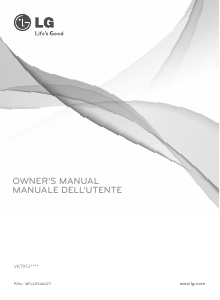 Manuale LG VK7913NNAQ Aspirapolvere