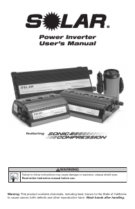 Manual Solar PI4000X Power Inverter