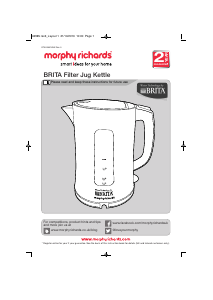 Manual Morphy Richards 43960 Brita Accents Kettle