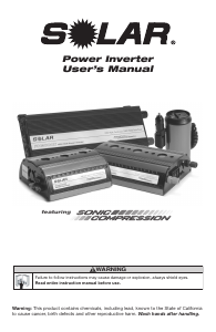 Manual Solar PI24000X Power Inverter