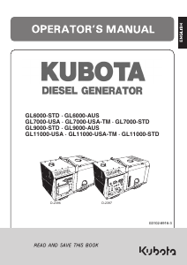 Handleiding Kubota GL6000 Generator