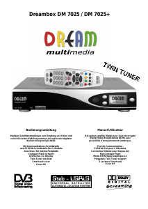 Mode d’emploi Dreambox DM 7025+ Récepteur numérique