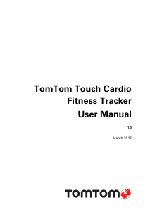 Bruksanvisning TomTom Touch Cardio Aktivitetsspårare