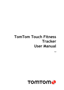 Bruksanvisning TomTom Touch Fitness Aktivitetsspårare