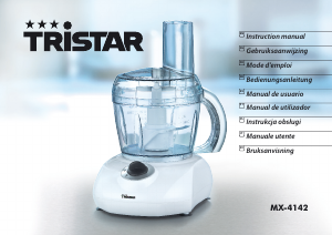 Manual Tristar MX-4142 Food Processor