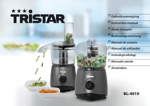 Bruksanvisning Tristar BL-4010 Matberedare