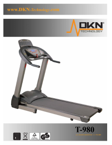 Manual DKN T-980 Treadmill