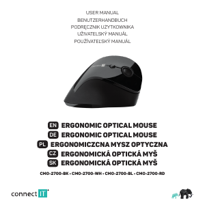 Manual Connect IT CMO-2700-BL Mouse