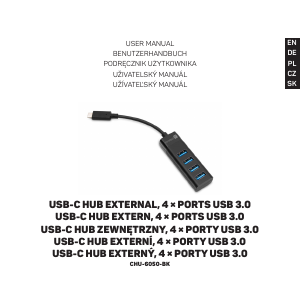 Manual Connect IT CHU-6050-BK USB Hub