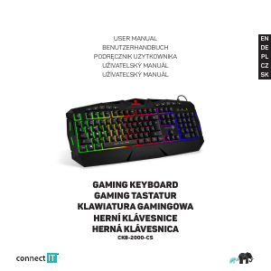 Manual Connect IT CKB-2000-CS Keyboard
