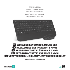 Manual Connect IT CKM-7800-CS Keyboard