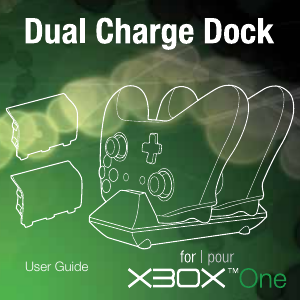 Manual de uso Dreamgear DGXB1-6603 Dual Charge Dock (Xbox One) Cargador de batería