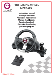 Manual de uso Numskull Pro Racing Wheel Mando