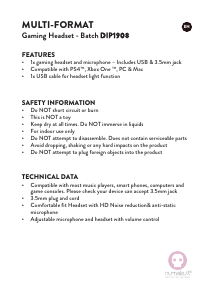 Manuale Numskull NS05 Headset