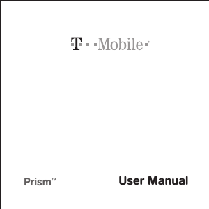 Handleiding T-Mobile Prism Mobiele telefoon