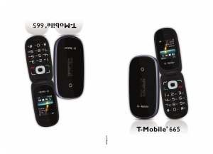 Handleiding T-Mobile 665 Mobiele telefoon