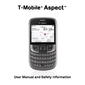 Manual T-Mobile Aspect Mobile Phone