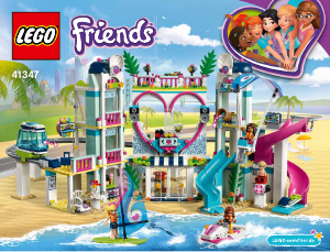 Mode d’emploi Lego set 41347 Friends Le complexe touristique dHeartlake City