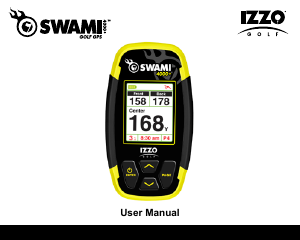 Manual IZZO Golf Swami 4000+ Handheld Navigation
