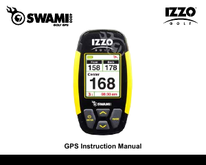 Handleiding IZZO Golf Swami 4000 Handheld navigatiesysteem