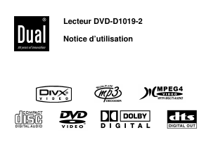 Mode d’emploi Dual DVD D1019-2 Lecteur DVD