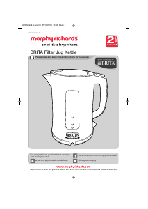 Manual Morphy Richards 120003 Brita Kettle