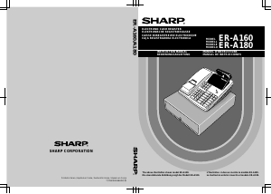 Bedienungsanleitung Sharp ER-A160 Registrierkasse