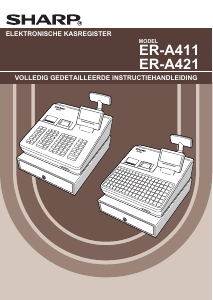 Handleiding Sharp ER-A421 Kassasysteem