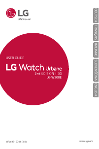 Manuale LG W200E Urbane Smartwatch