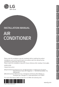 Manual LG LZ-H100GXH0 Air Conditioner